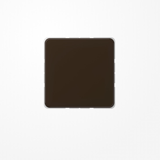 Jung CD594-0BR Blind-Abdeckung (gerastet), Thermoplast, Serie CD, braun