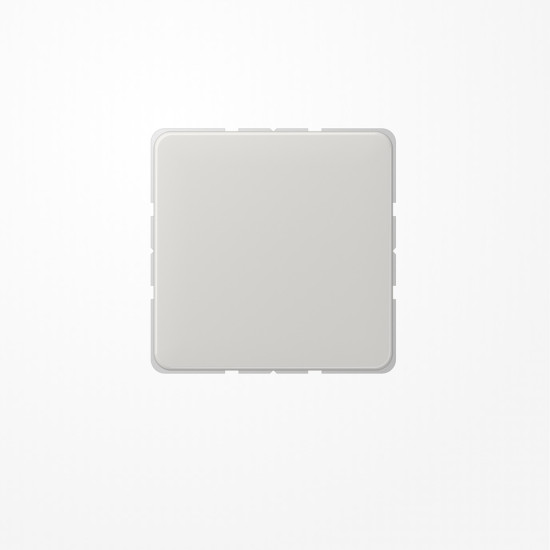 Jung CD594-0LG Blind-Abdeckung (gerastet), Thermoplast, Serie CD, lichtgrau