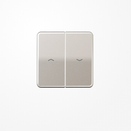 Jung CD595PPT Wippe, mit Pfeilsymbolen, Aluminium eloxiert, Serie CD, platin