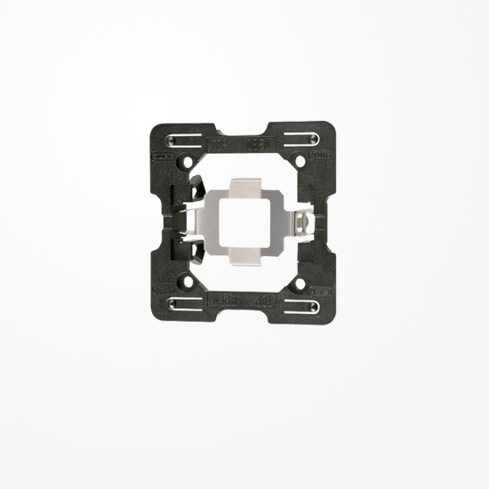 Jung CD90MHP Halteplatte 1fach für Metallausführungen, Serie CD/LS, schwarz