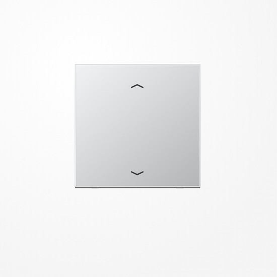 Jung ENOAL2990P-L EnOcean Funk-Wandsender , 2-kanalig, mit Pfeilsymbolen, Serie LS, Aluminium