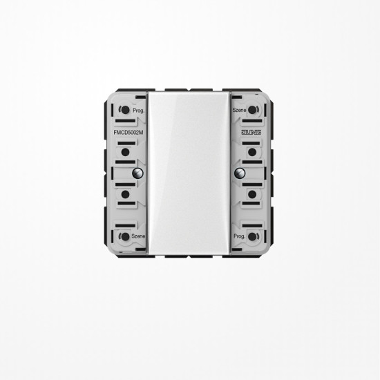 Jung FMCD5002M eNet Funk-Wandsender-Modul 2fach, F50, Serie CD