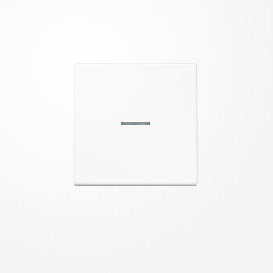 Jung LS10911STRFWW KNX RF Taster 1fach, Duroplast, Serie LS, alpinweiß