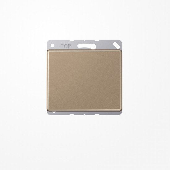 Jung SL561BGB Blind-Abdeckung (gerastet), Aluminium lackiert, Serie SL, gold-bronze