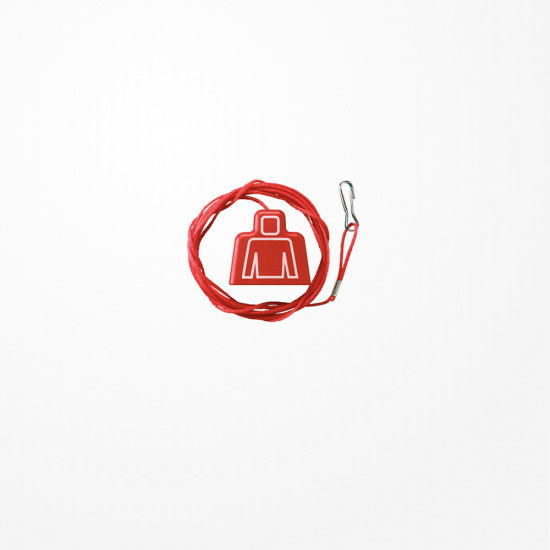 Jung ZS-34KO5S Zugschnur, Thermoplast, rot