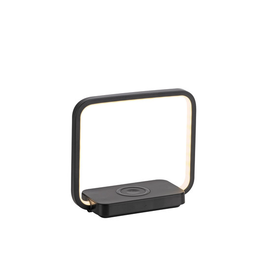 JUST LIGHT OMARI LED Tischleuchte Warmweiss Dimmbar 2,5W schwarz 11019-18