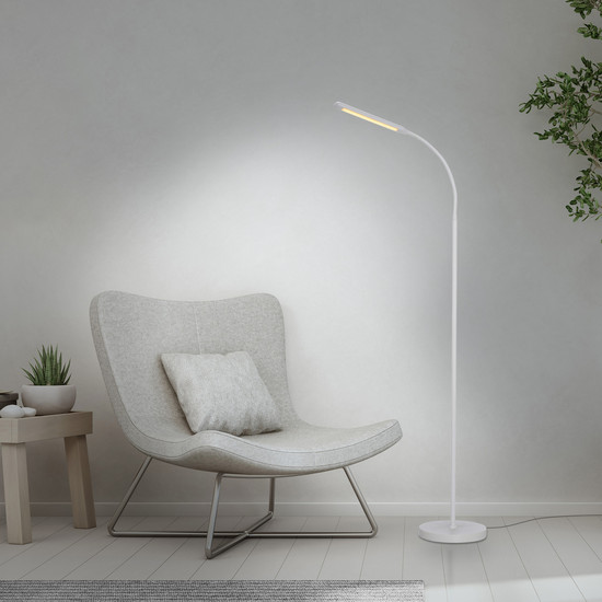 JUST LIGHT ELLY LED Stehleuchte CCT Dimmbar 6W weiss 11031-16