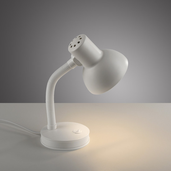 JUST LIGHT FLEXI Tischleuchte E27 max.25W weiss 11080-16