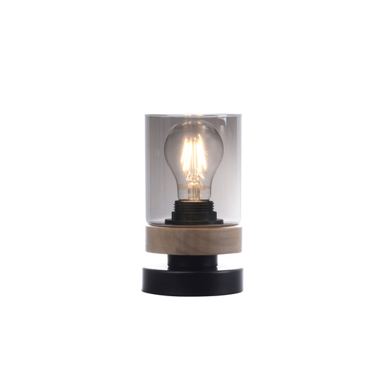 JUST LIGHT PASQUAL Tischleuchte E27 max.40W schwarz 11310-18