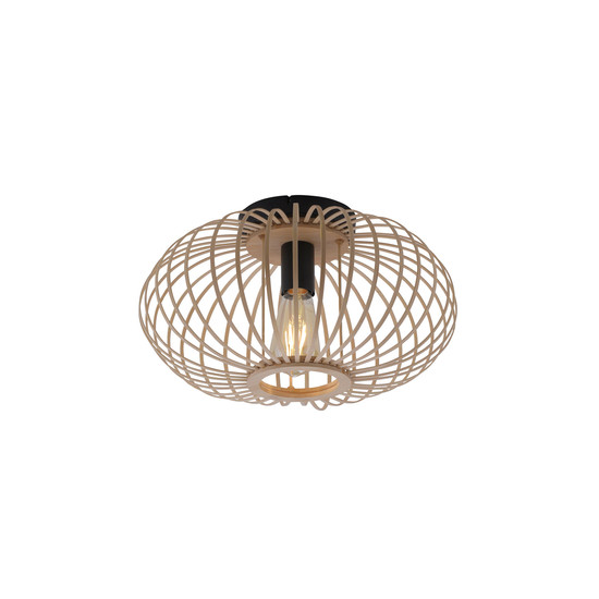 JUST LIGHT RACOON Deckenleuchte E27 max. 40W Holz-natur 11410-79