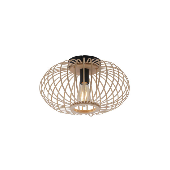 JUST LIGHT RACOON Deckenleuchte E27 max. 40W Holz-natur 11410-79