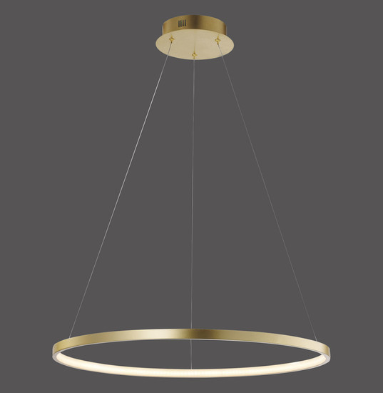 JUST LIGHT CIRCLE LED Pendelleuchte Warmweiss 29W gold 11524-12