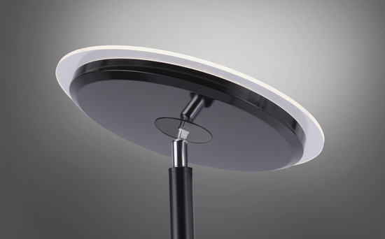 JUST LIGHT HANS LED Stehleuchte Warmweiss Dimmbar 22W schwarz 11729-18