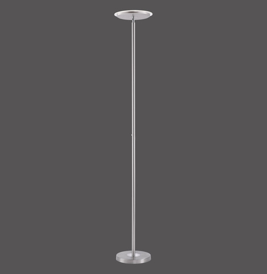JUST LIGHT HANS LED Stehleuchte Warmweiss Dimmbar 22W stahl 11729-55