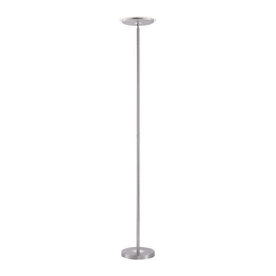 JUST LIGHT HANS LED Stehleuchte Warmweiss Dimmbar 22W stahl 11729-55