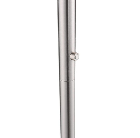 JUST LIGHT HANS LED Stehleuchte Warmweiss Dimmbar 22W stahl 11729-55
