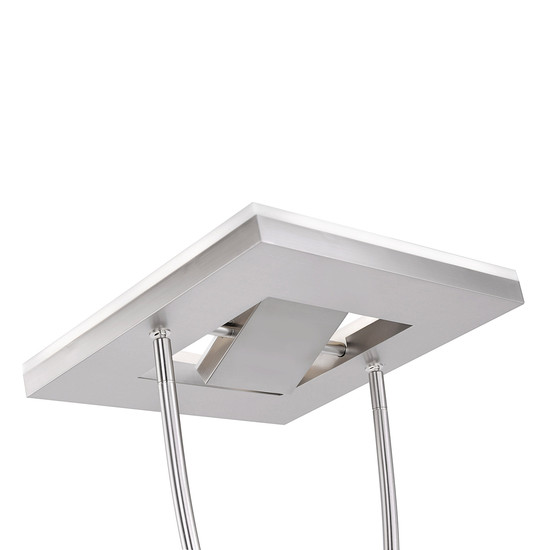 JUST LIGHT HELIA LED Stehleuchte CCT Dimmbar 20W 2-fach stahl 11780-55