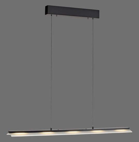 JUST LIGHT NELE LED Pendelleuchte Warmweiss Dimmbar 21W schwarz 12288-18
