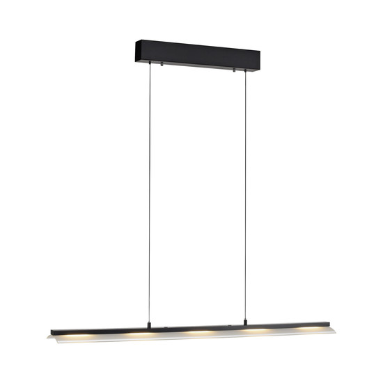 JUST LIGHT NELE LED Pendelleuchte Warmweiss Dimmbar 21W schwarz 12288-18