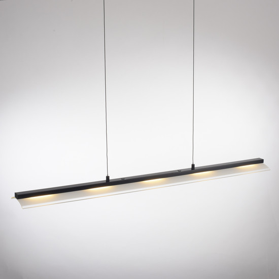JUST LIGHT NELE LED Pendelleuchte Warmweiss Dimmbar 21W schwarz 12288-18