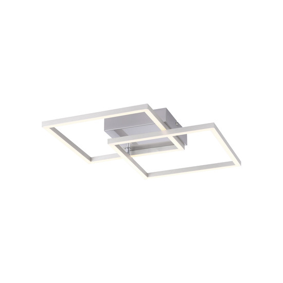 JUST LIGHT IVEN LED Deckenleuchte Warmweiss 14W 2-fach stahl 14002-55