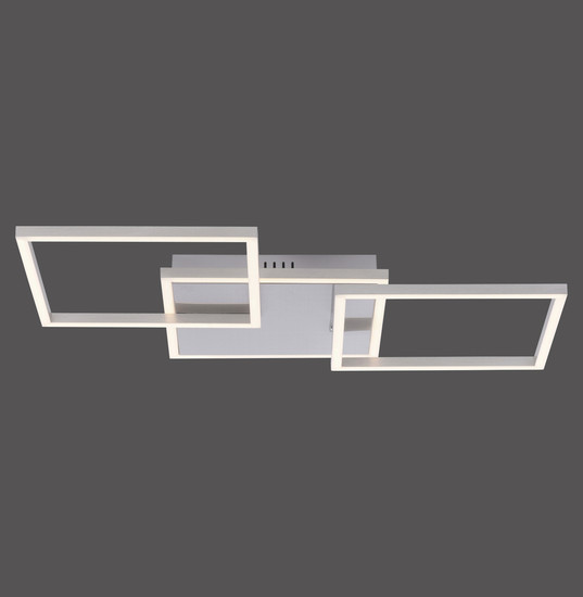 JUST LIGHT IVEN LED Deckenleuchte Warmweiss 21W 3-fach stahl 14003-55