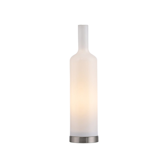 JUST LIGHT BOTTLE Tischleuchte E14 max. 25W weiss 14006-16