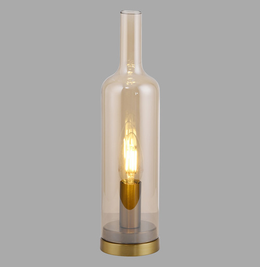 JUST LIGHT BOTTLE Tischleuchte E14 max. 25W amber 14006-27