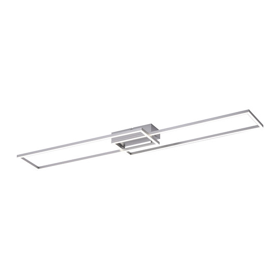 JUST LIGHT IVEN LED Deckenleuchte CCT Dimmbar 40W 2-fach stahl 14019-55