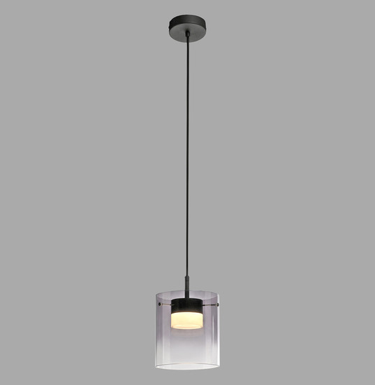 JUST LIGHT ELIO LED Pendelleuchte Warmweiss Dimmbar 7,5W schwarz 14042-18