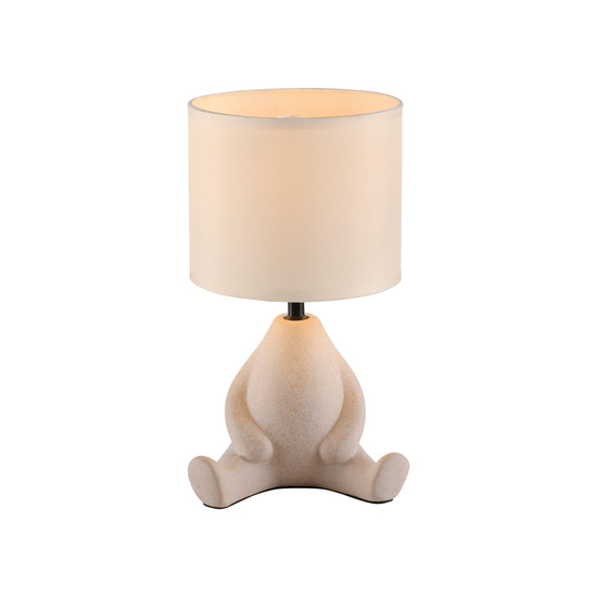 JUST LIGHT TED Tischleuchte E27 max. 25W sand 14190-39