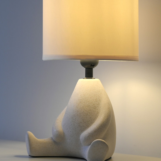 JUST LIGHT TED Tischleuchte E27 max. 25W sand 14190-39