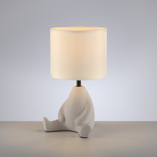 JUST LIGHT TED Tischleuchte E27 max. 25W sand 14190-39