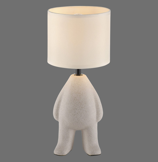 JUST LIGHT TED Tischleuchte E27 max. 25W sand 14191-39