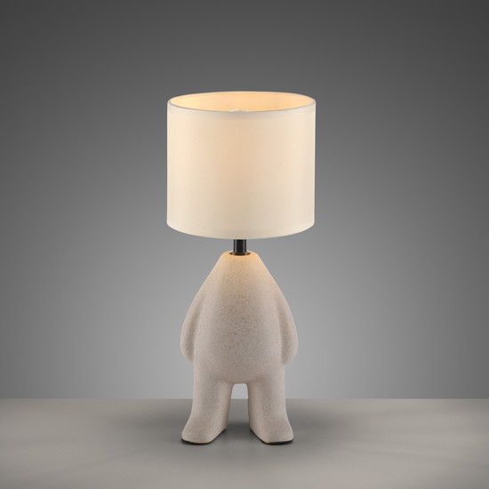 JUST LIGHT TED Tischleuchte E27 max. 25W sand 14191-39