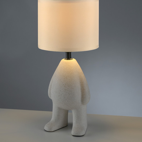 JUST LIGHT TED Tischleuchte E27 max. 25W sand 14191-39
