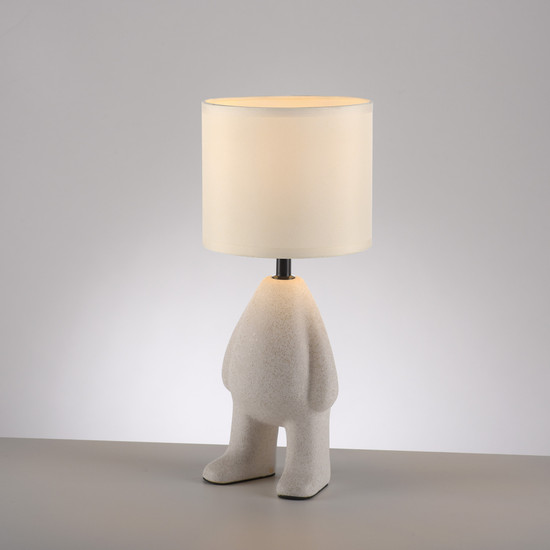 JUST LIGHT TED Tischleuchte E27 max. 25W sand 14191-39