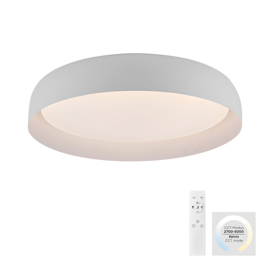 JUST LIGHT OSKO LED Deckenleuchte CCT Dimmbar 36,5W weiss 14216-16