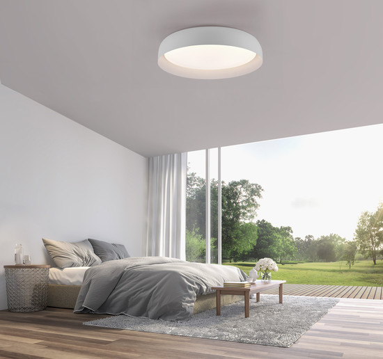 JUST LIGHT OSKO LED Deckenleuchte CCT Dimmbar 36,5W weiss 14216-16