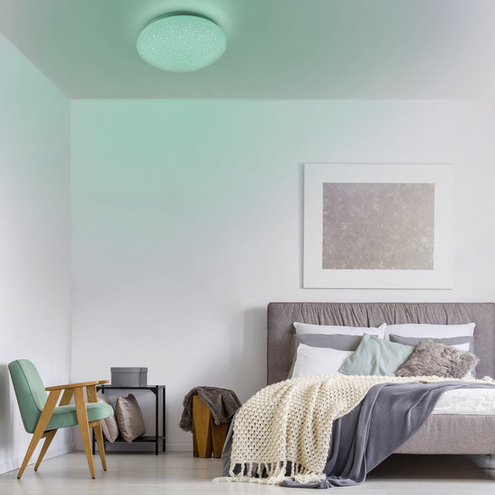 JUST LIGHT SKYLER LED Deckenleuchte CCT Dimmbar 6,2W weiss 14241-16