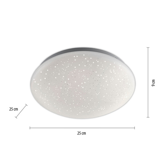 JUST LIGHT SKYLER LED Deckenleuchte CCT Dimmbar 6,2W weiss 14241-16