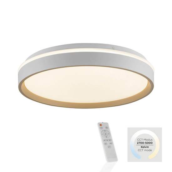 JUST LIGHT MIO LED Deckenleuchte CCT Dimmbar 20W sand 14277-39