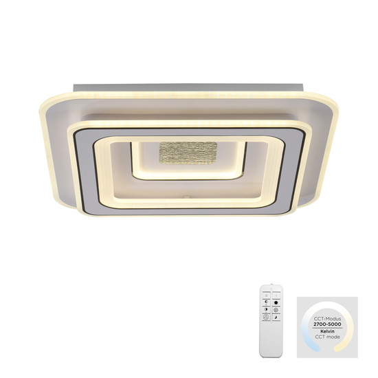 JUST LIGHT TOLAGO LED Deckenleuchte CCT Dimmbar 46W weiss 14283-16