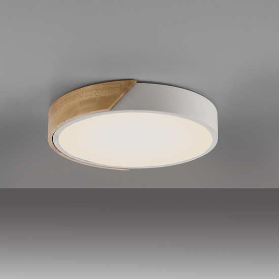 JUST LIGHT BILA LED Deckenleuchte Warmweiss 24W weiss 14288-16