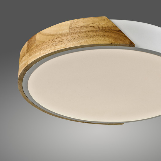 JUST LIGHT BILA LED Deckenleuchte Warmweiss 24W weiss 14288-16