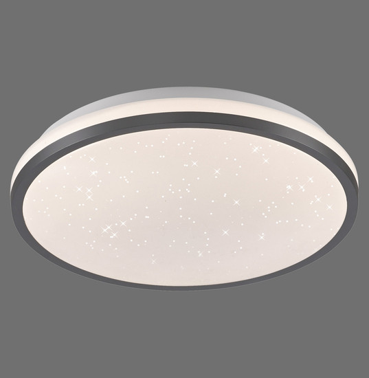 JUST LIGHT KYLE LED Deckenleuchte Warmweiss Dimmbar 10W schwarz 14293-18
