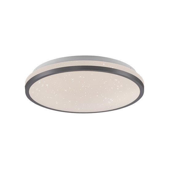 JUST LIGHT KYLE LED Deckenleuchte Warmweiss Dimmbar 10W schwarz 14293-18