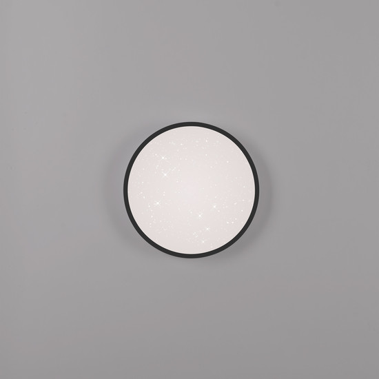 JUST LIGHT KYLE LED Deckenleuchte Warmweiss Dimmbar 10W schwarz 14293-18