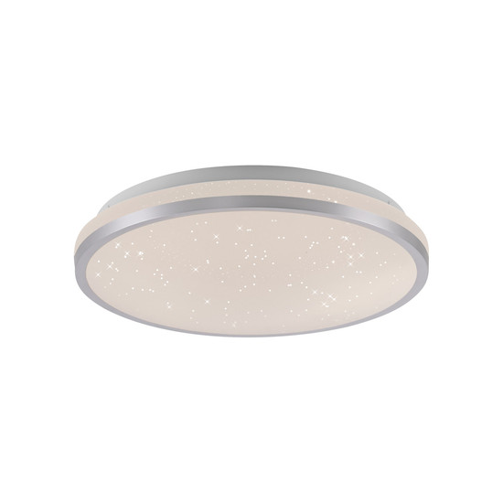 JUST LIGHT KYLE LED Deckenleuchte Warmweiss Dimmbar 10W silber 14293-21