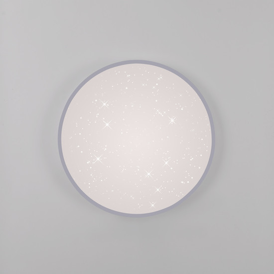 JUST LIGHT KYLE LED Deckenleuchte Warmweiss Dimmbar 19,5W silber 14294-21